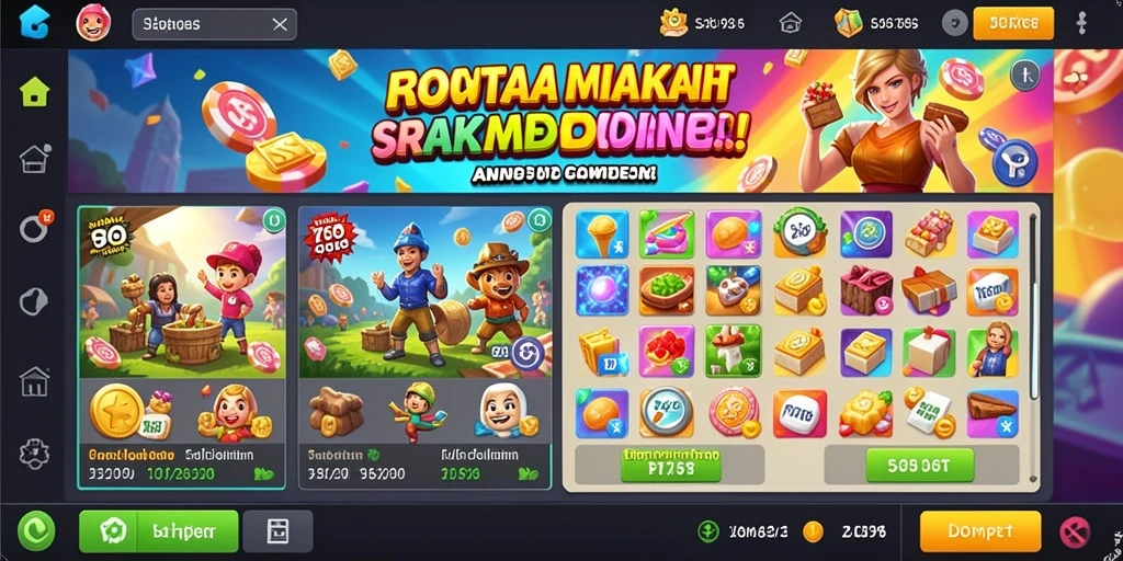Tampilan antarmuka awal yang menarik dan informatif.