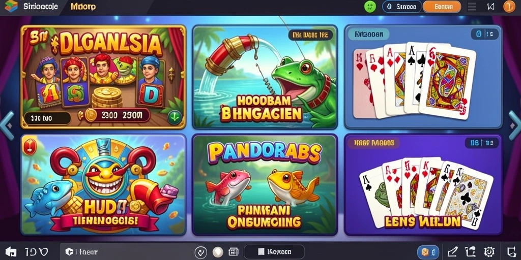 Tampilan mesin slot yang menarik dan mudah dinavigasi.