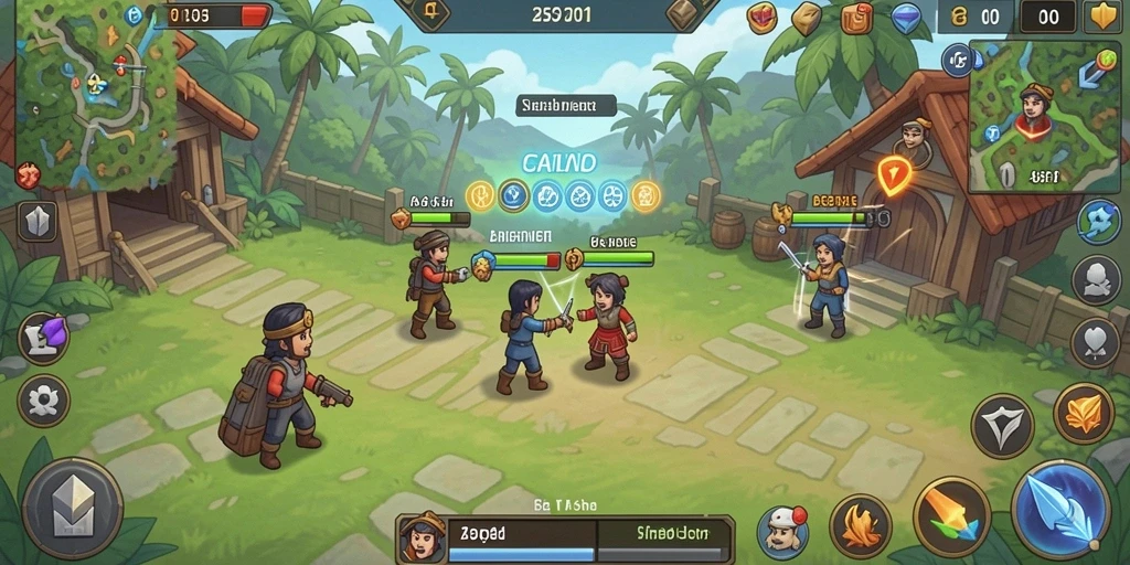 Screenshot aplikasi menunjukkan antarmuka yang menarik.